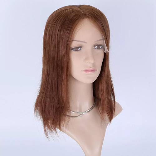 6# color silky straight lace frontal wig (4)