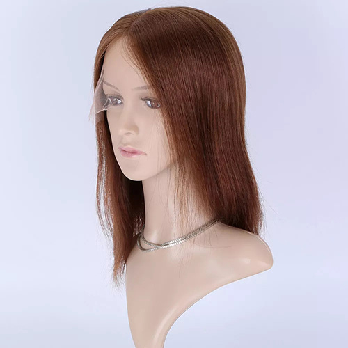6# color silky straight lace frontal wig (9)