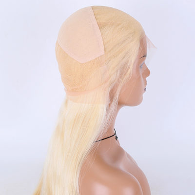 Preplucked 613 blonde color raw hair full lace wigs human hair blonde braided hair wig (1)
