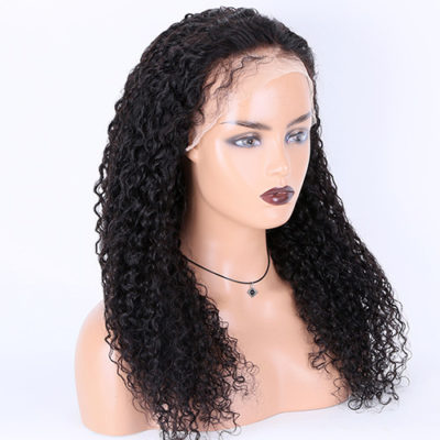 deep curly lace frontal wig