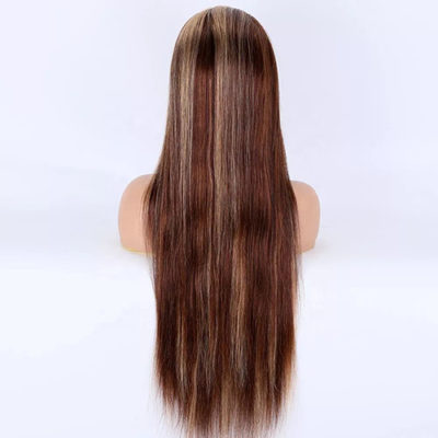 highlight color different textures full lace wig (4)